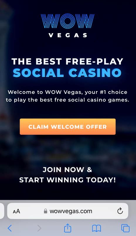 WOW Vegas Sign.